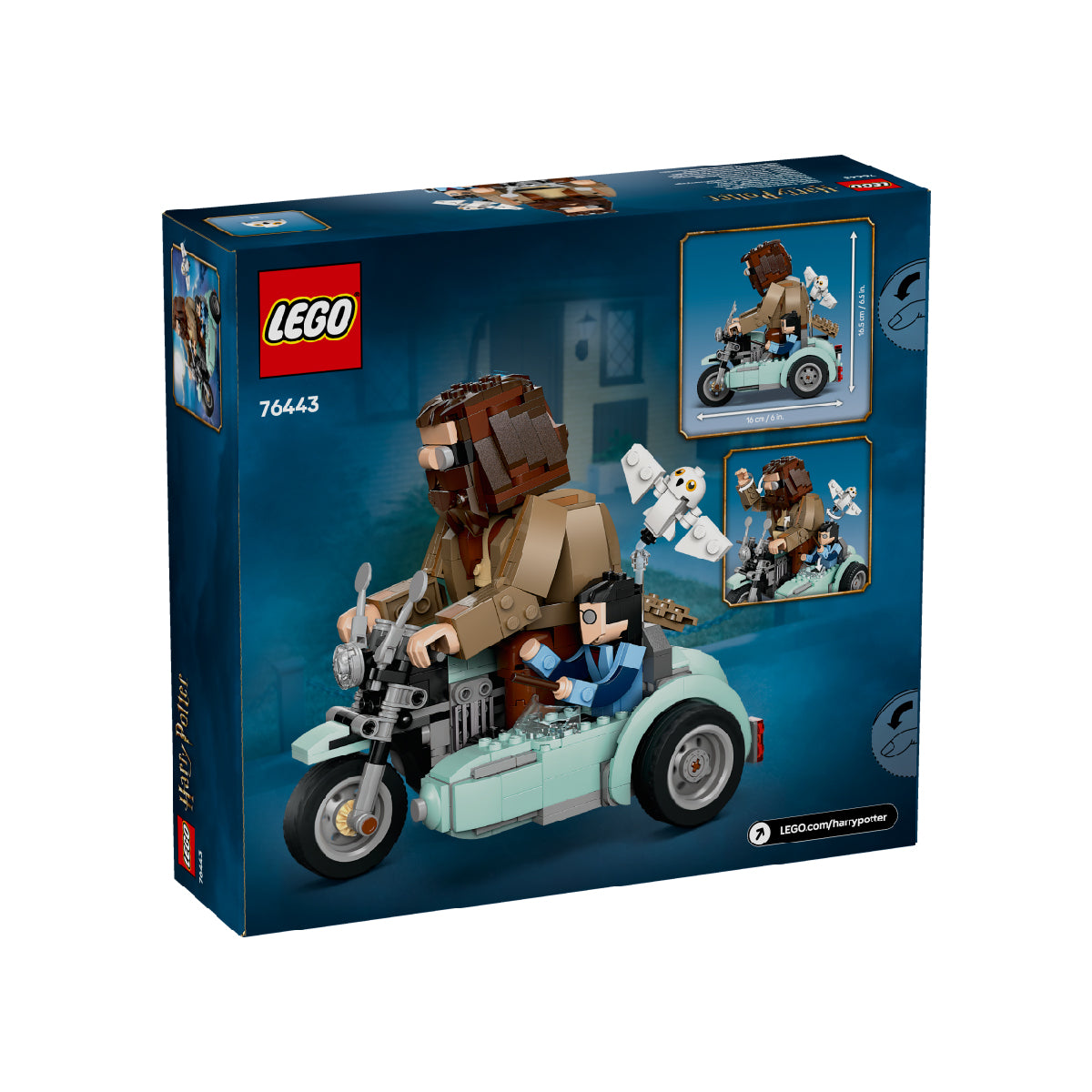 Đồ Chơi Lắp Ráp Mô Tô Bay Cùng Bác Hagrid và Harry LEGO HARRY POTTER 76443