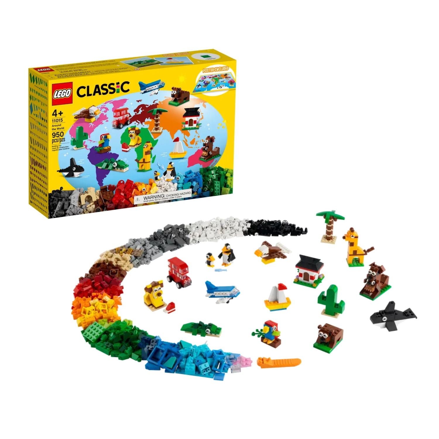 Đồ Chơi Lắp Ráp Vòng Quanh Thế Giới Lego Classic 11015