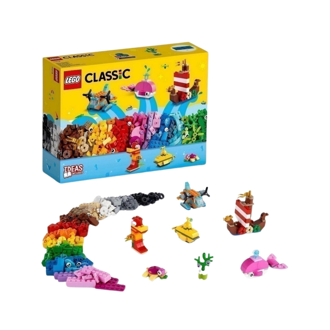 Đồ Chơi Lắp Ráp Hộp Gạch Classic Chủ Đề Đại Dương Sáng Tạo Lego Classic 11018