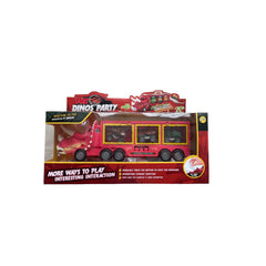 Red dinosaur rescue truck squad DINOS PARTY 1322A