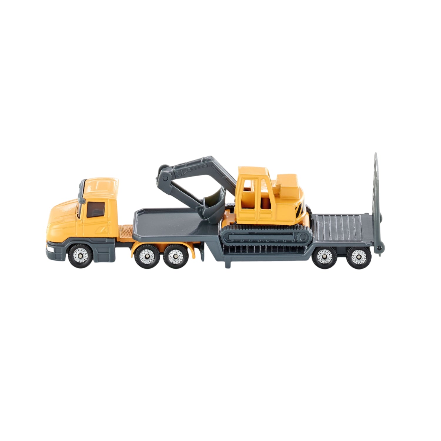 Mô Hình Xe Tải Chở Xe Xúc Siku 1611