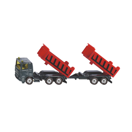Truck Model with Dumper Body and Trailer SIKU 1685