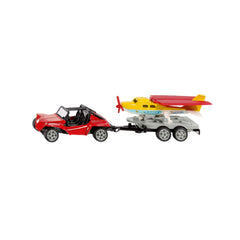 Mô Hình Xe Buggy Chở Máy Bay Thể Thao SIKU 1696