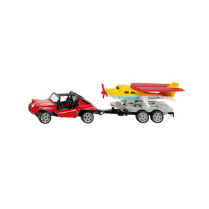 Mô Hình Xe Buggy Chở Máy Bay Thể Thao SIKU 1696