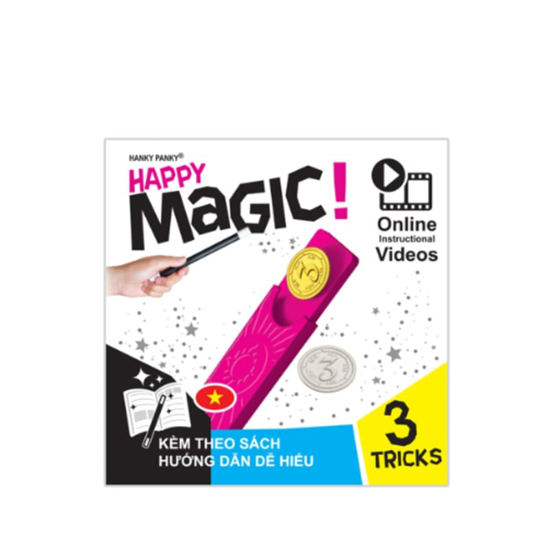Đồ Chơi Trẻ Em: Bộ 3 Trò Ảo Thuật Chiếc Hộp Và Đồng Xu Hanky Panky Hp1910