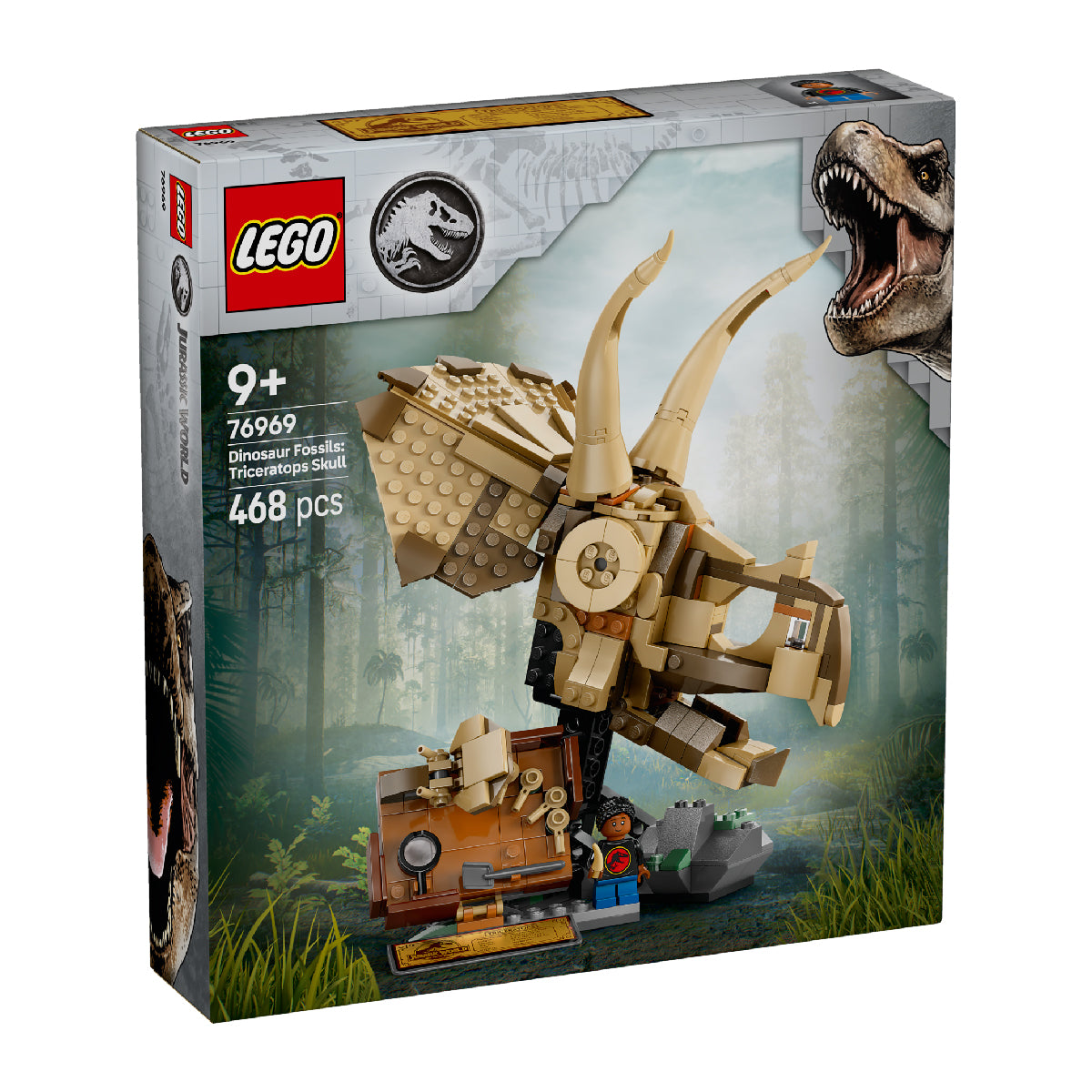 Đồ Chơi Lắp Ráp Đầu Khủng Long Ba Sừng Lego Jurassic 76969