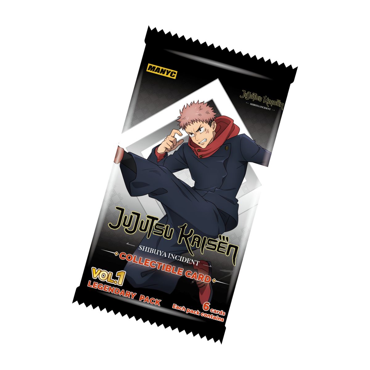 Manyc Jujutsu Kaisen Collectible Card Pack Toy - Shibuya - Legendary TRADING CARD MYC01JJKS01C01F09-LP