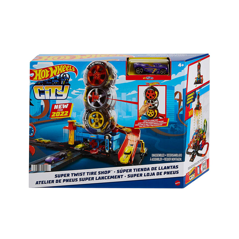 Trạm vận chuyển 3 lốp xe xoay vòng Hot Wheels HOT WHEELS HDP02