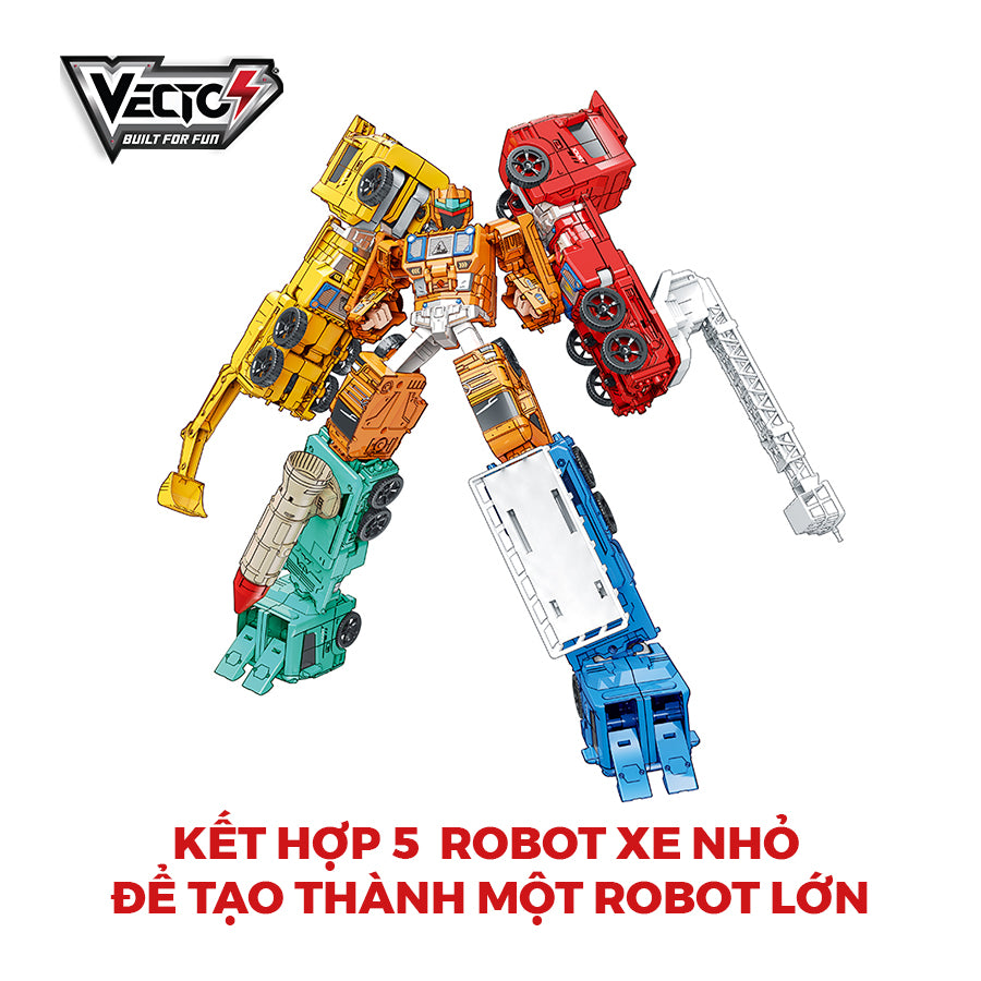 Transforming Robot Toy Crane Truck Cam VECTO VT34