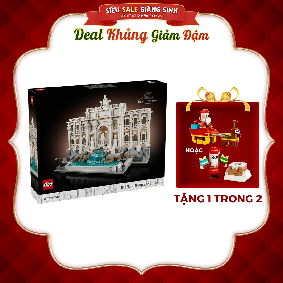 Đồ Chơi Lắp Ráp Đài Phun Nước Trevi LEGOARCHITECTURE 21062