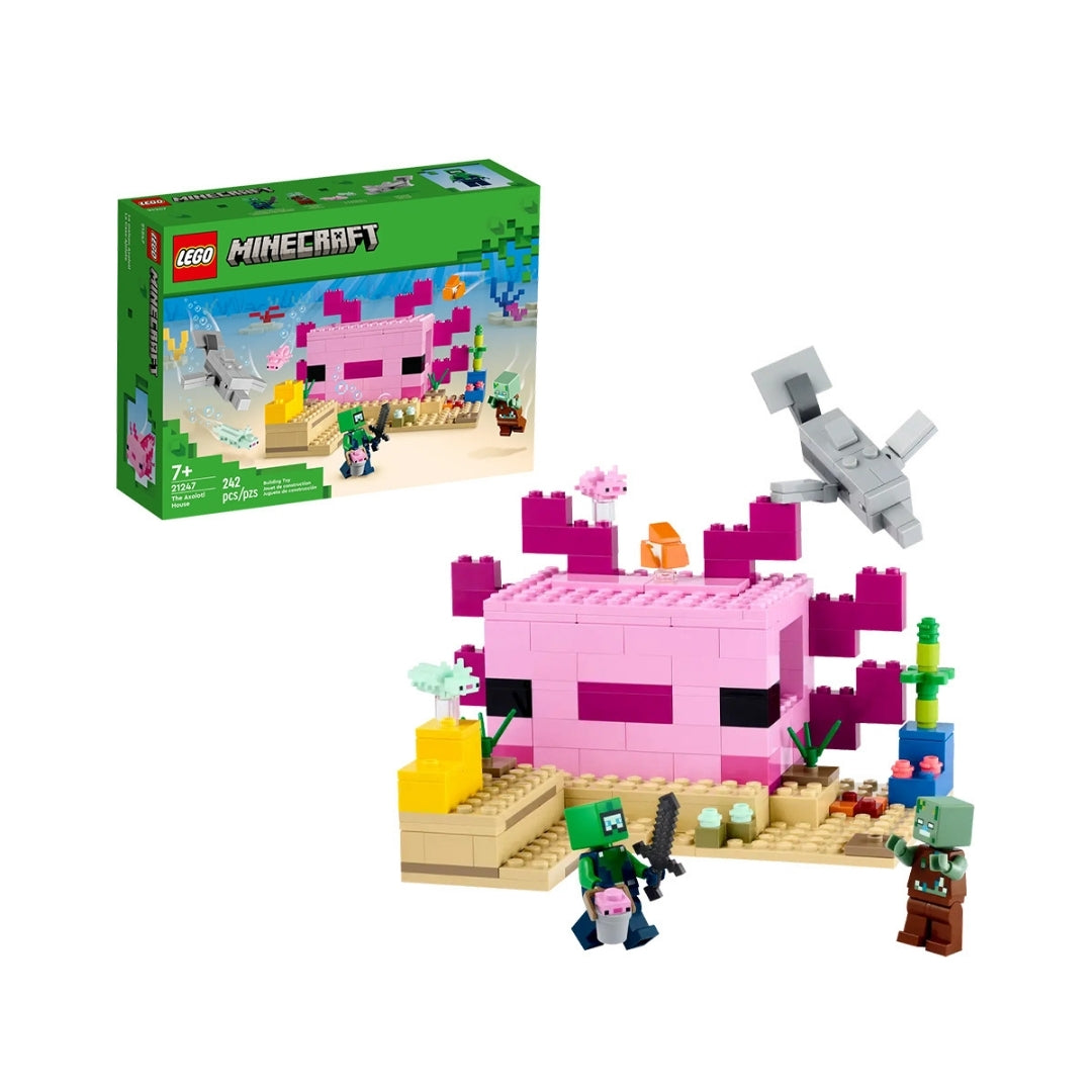 Đồ Chơi Lắp Ráp Ngôi Nhà Cá Axolotl Lego Minecraft 21247