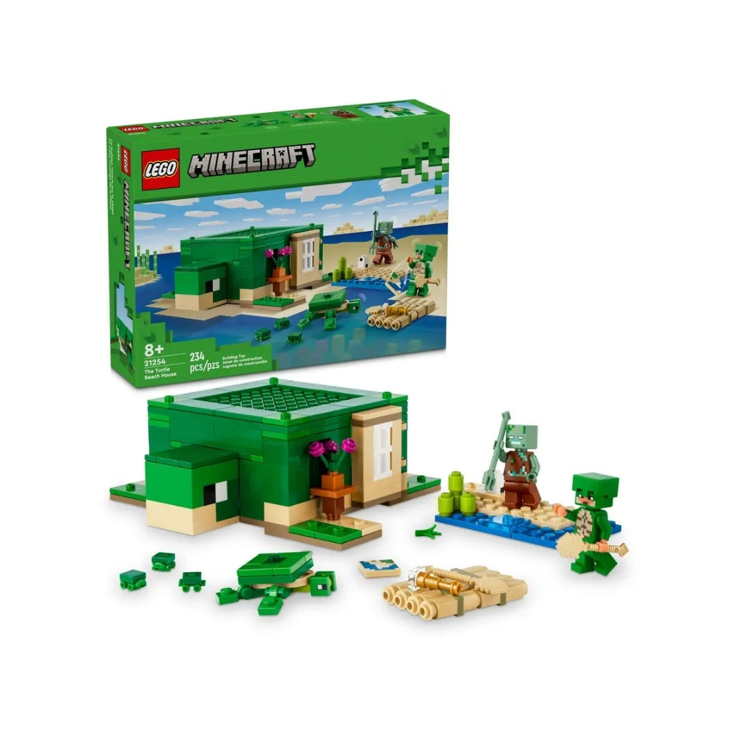 LEGO MINECRAFT 21254 Sea Turtle House assembly toy