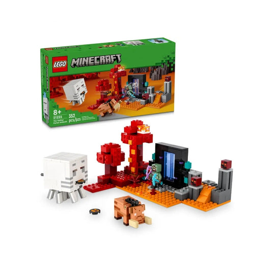 LEGO MINECRAFT 21255 Nether Gate Ambush assembly toy