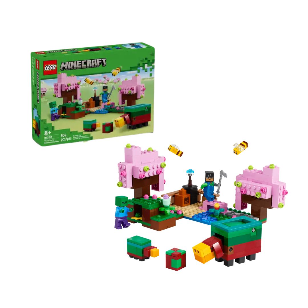 Đồ Chơi Lắp Ráp Khu Vườn Hoa Anh Đào Lego Minecraft 21260 (304 Chi Tiết)