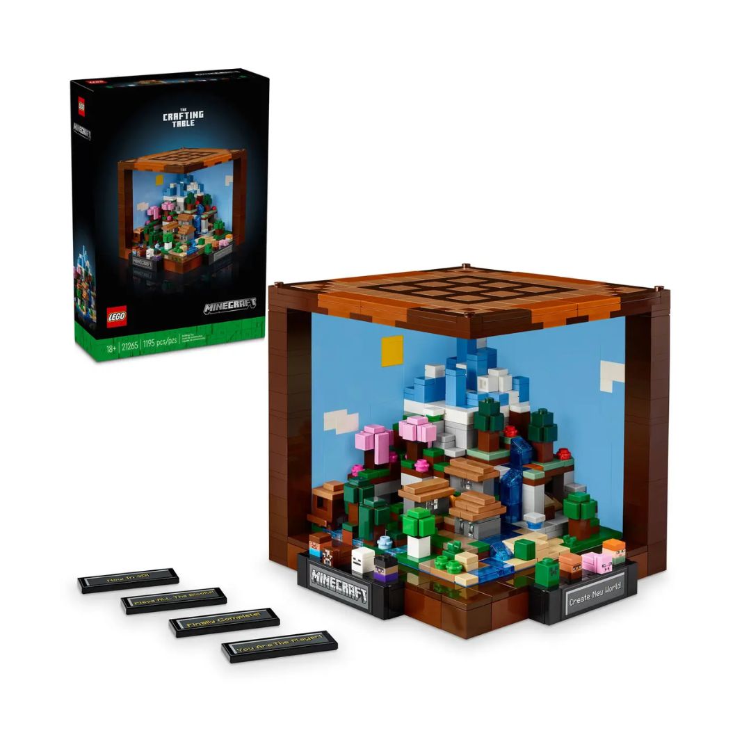 Đồ Chơi Lắp Ráp Mô Hình Khối Hộp Chế Tác Lego Minecraft 21265 (1195 Chi Tiết)