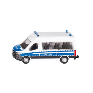 Mô Hình Xe Van Cảnh Sát Đức Mercedes-Benz SIKU 2305