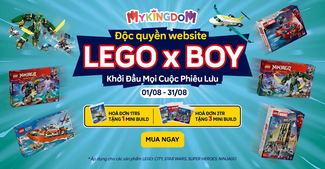 LEGO GIẢM ĐẾN 20% - HOÁ ĐƠN 1TR5 TẶNG 1 MINIBUILD