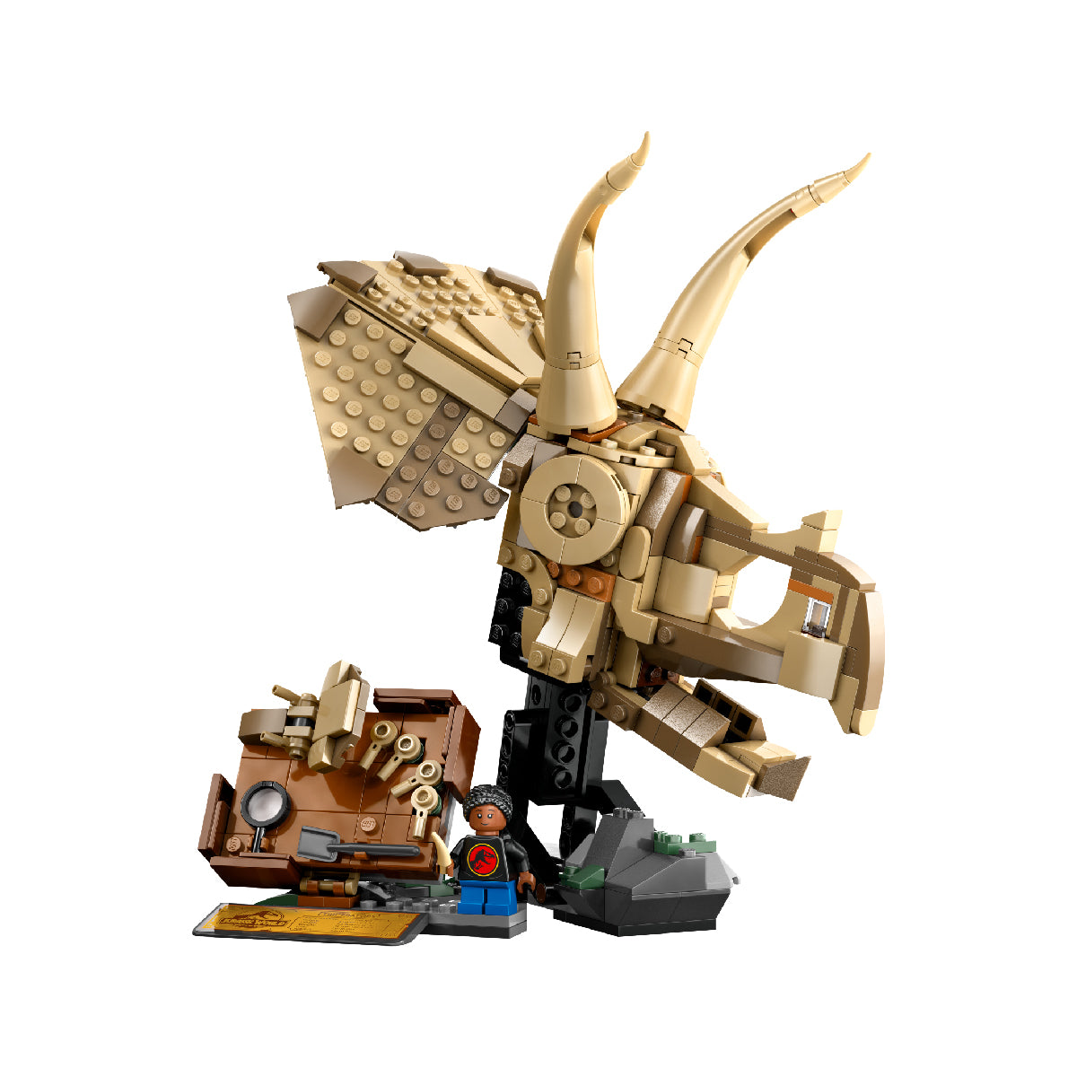 Đồ Chơi Lắp Ráp Đầu Khủng Long Ba Sừng LEGO JURASSIC 76969 (468 chi ti