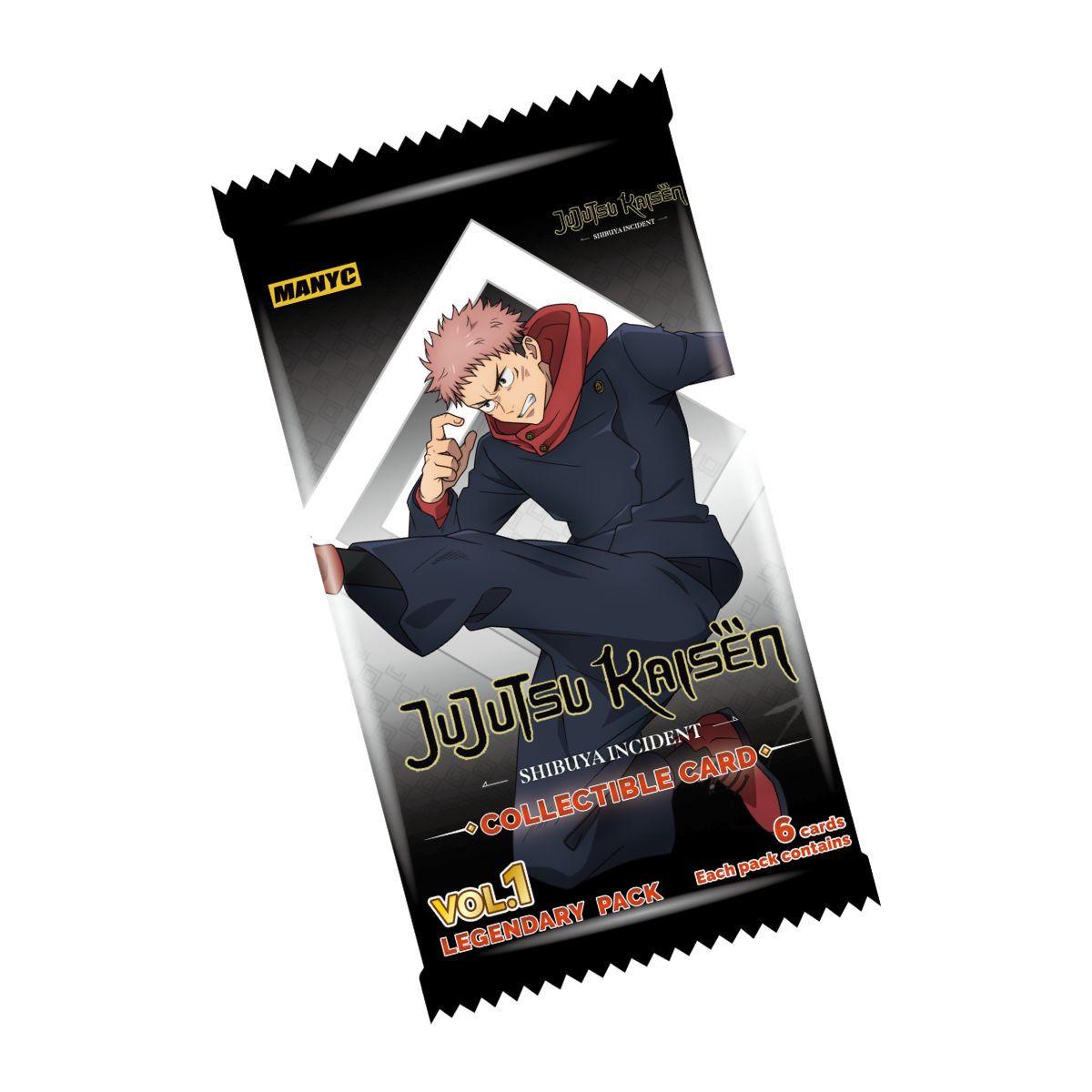 Manyc Jujutsu Kaisen Collectible Card Pack Toy - Shibuya - Legendary TRADING CARD MYC01JJKS01C01F09-LP