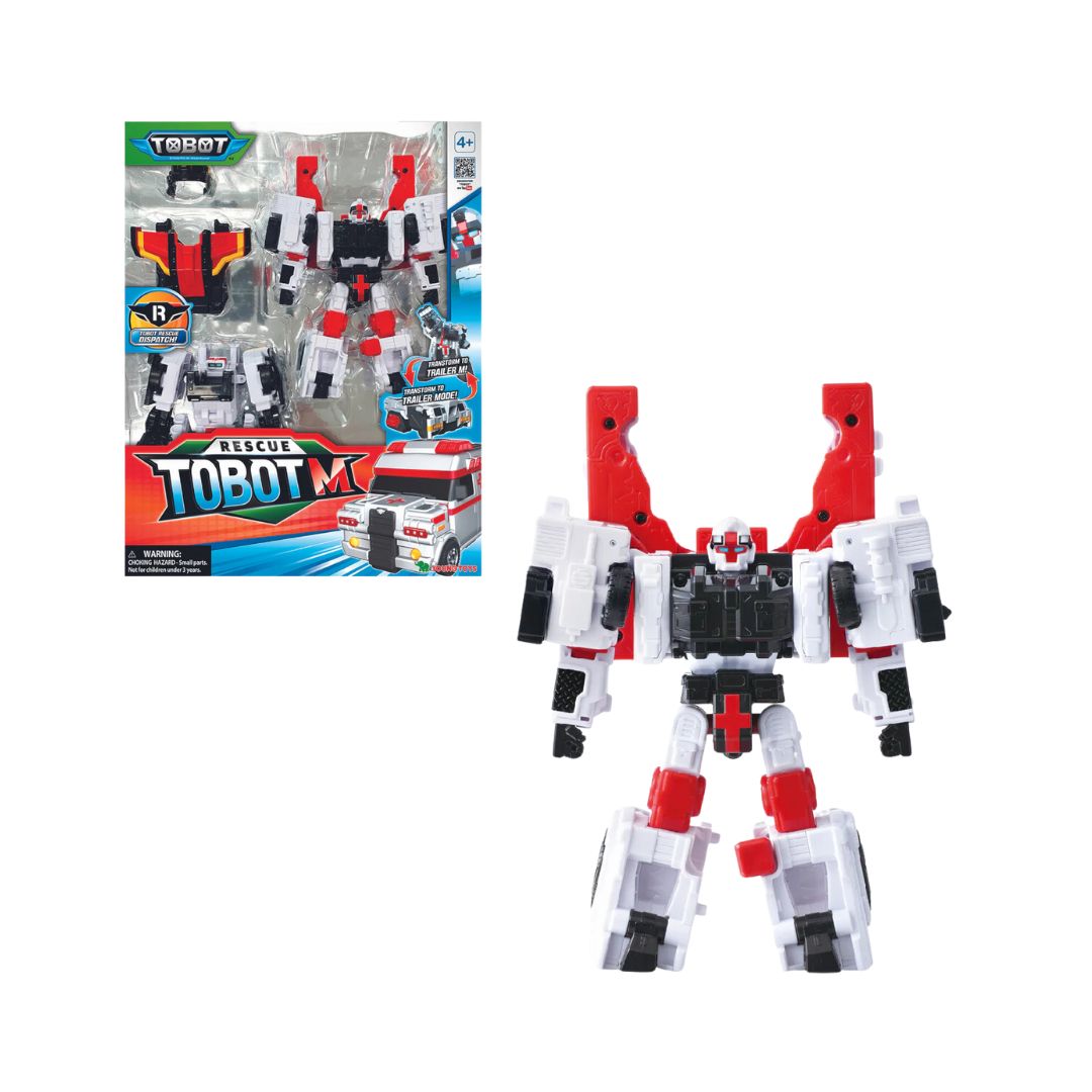 Siêu Tobot Cứu Hộ Biến Hình Cỡ Lớn Xe Cứu Thương M Tobot 301151