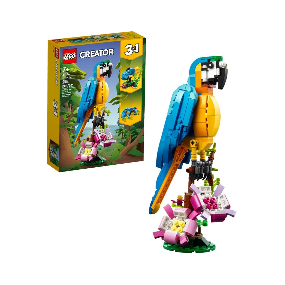 Đồ Chơi Lắp Ráp Vẹt Đuôi Dài Nam Mỹ Lego Creator 31136