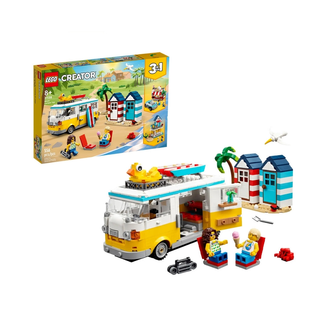 LEGO CREATOR 31138 Beach Camping Car Assembly Toy