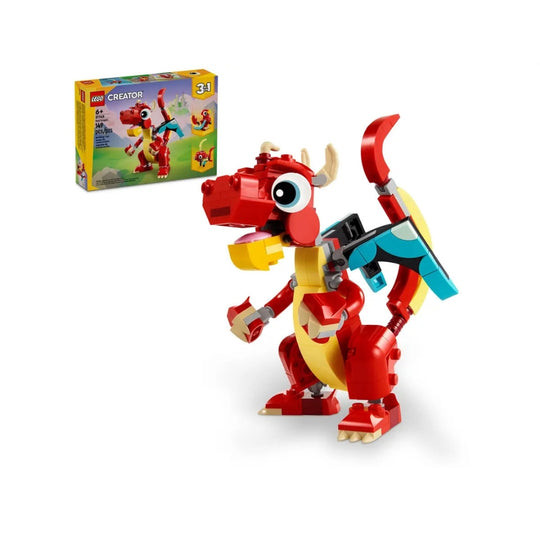 Đồ chơi lắp ráp Rồng đỏ may mắn LEGO CREATOR 31145 (149 chi tiết)