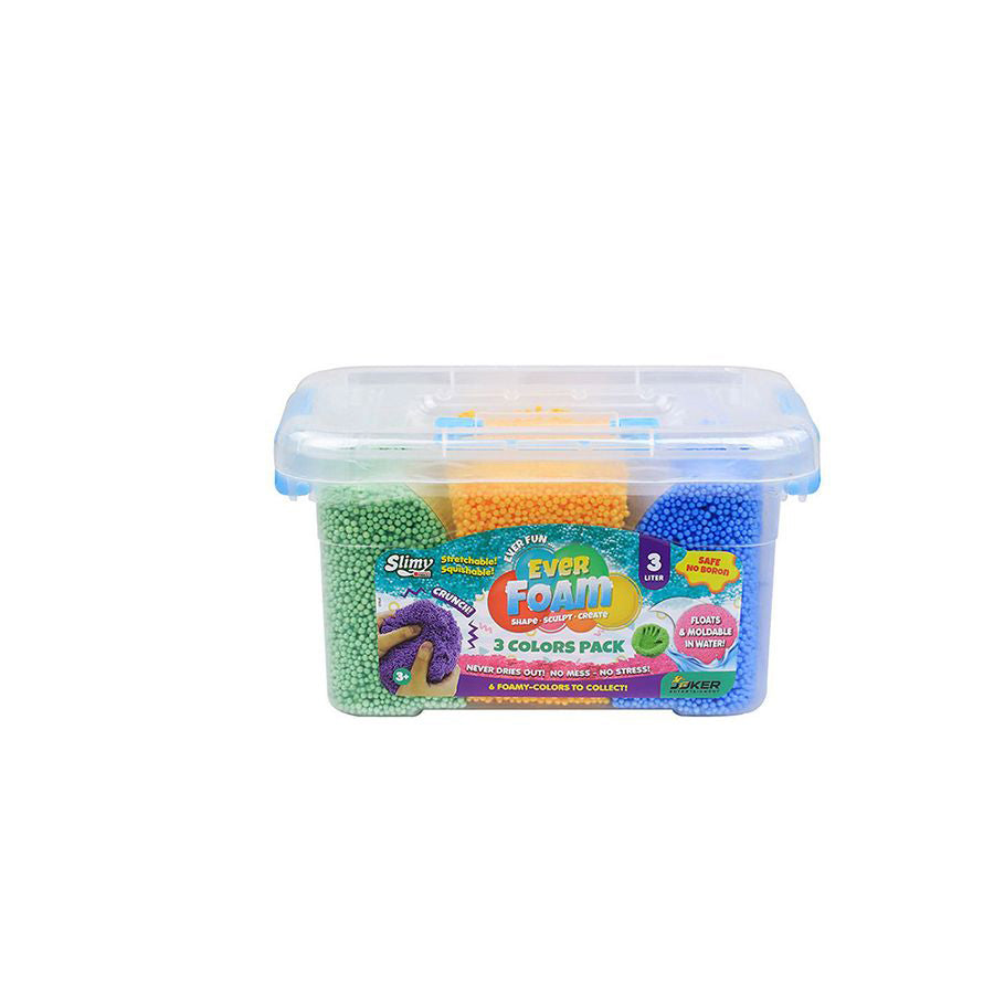 Đồ Chơi Sáng Tạo Slimy Foam_Slime Xốp Xanh Dương-Cam-Xanh Lá SLIMY 38001