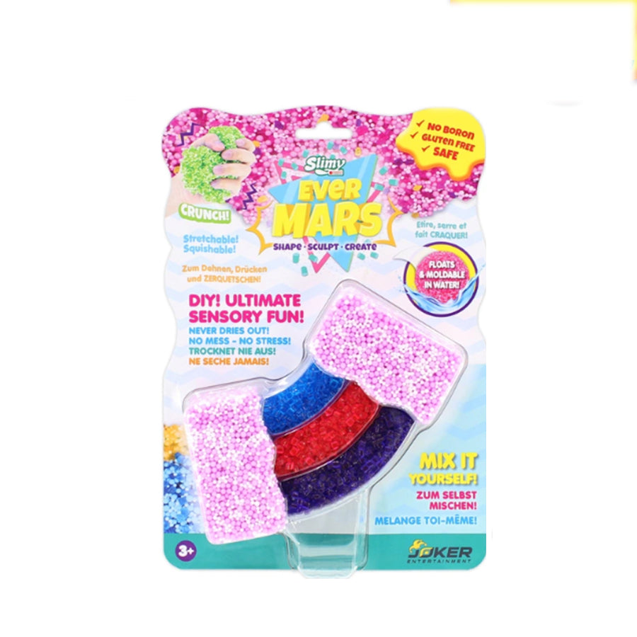 Slime Xốp Trộn Hạt Thủy Tinh Lấp Lánh Nhiều Màu Set Tím SLIMY 38052