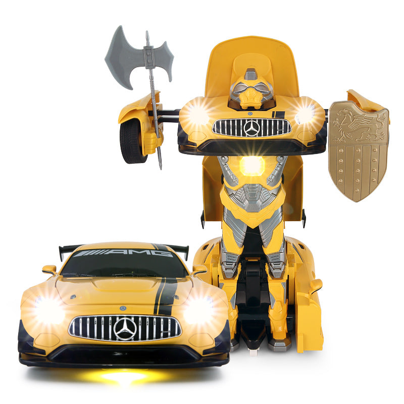 Xe Điều Khiển Biến Hình Mercedes-Benz Vàng RASTAR R74800