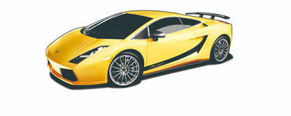Xe điều khiển 1:24 Lamborghini Superleggera màu Vàng