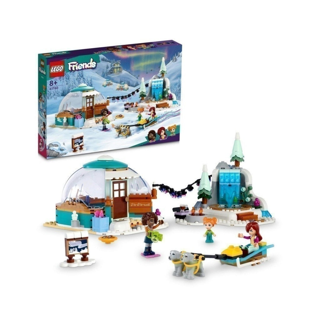 Assembled toys Explore and relax at the LEGO FRIENDS 41760 igloo