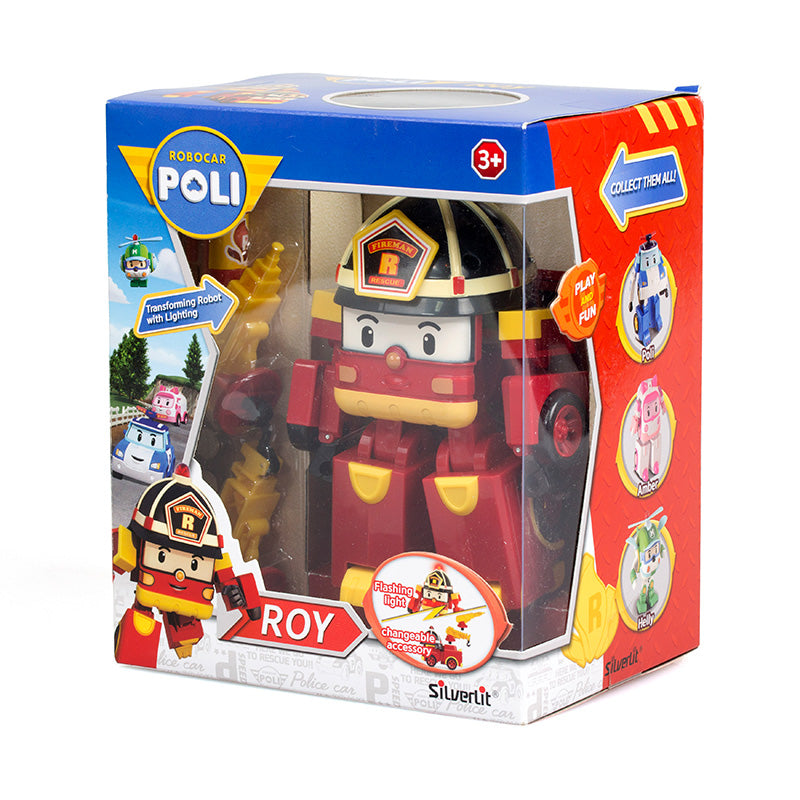 Robot Biến Hình Xe Cứu Hộ Roy Có Ánh Sáng Robocar Poli 83093