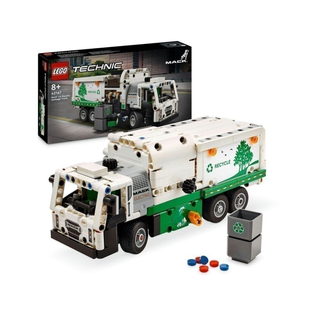 Đồ Chơi Lắp Ráp Xe Tải Rác Điện Mack® Lr Lego Technic 42167