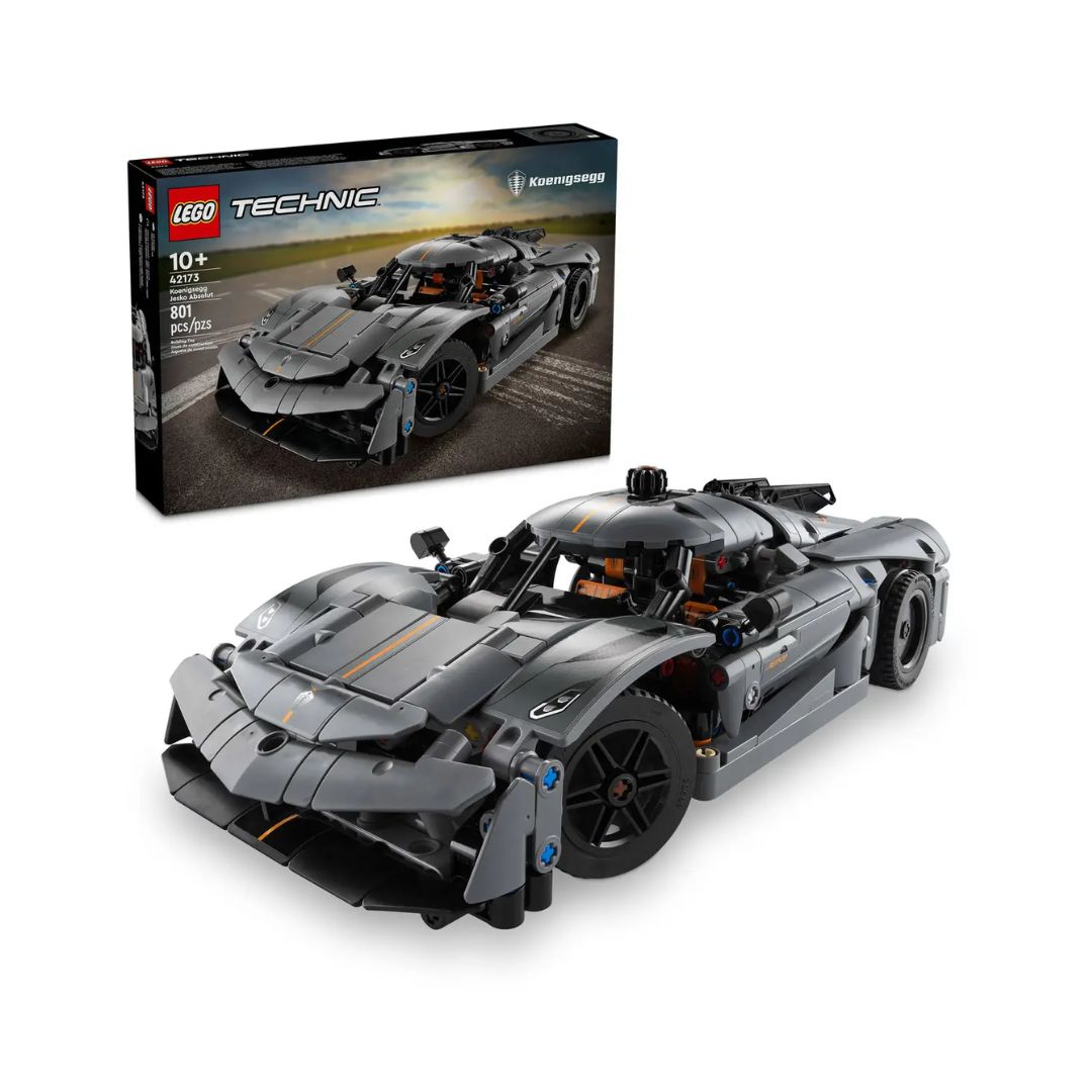 Đồ Chơi Lắp Ráp Xe Thể Thao Koenigsegg Jesko Absolut Màu Xám Lego Technic 42173 (801 Chi Tiết)
