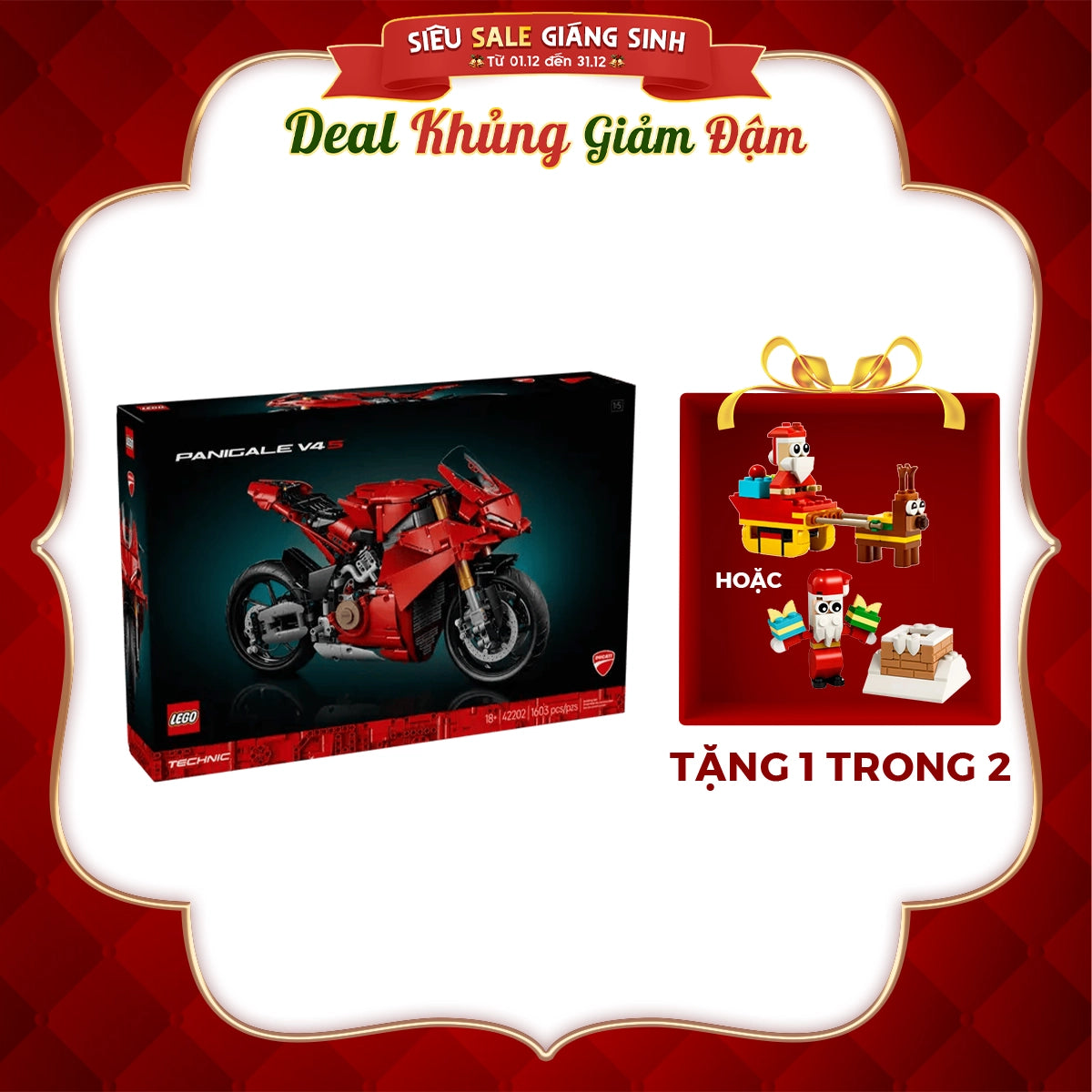 Đồ Chơi Lắp Ráp Xe Moto Ducati LEGO TECHNIC 42202