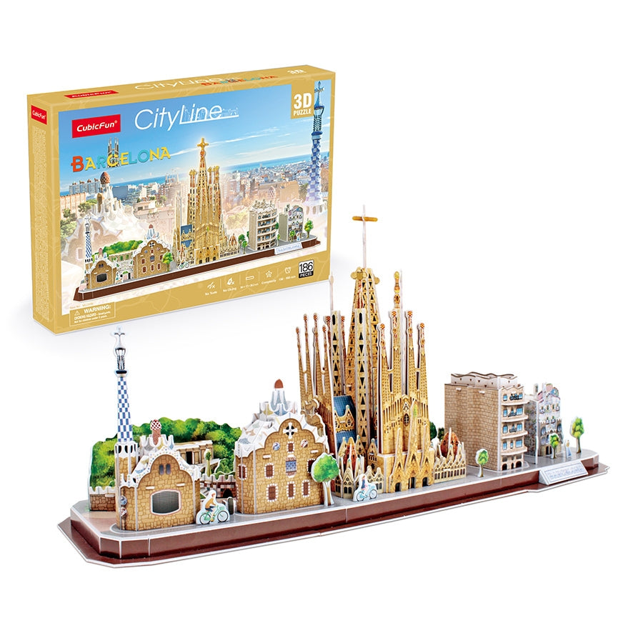 Đồ Chơi Trẻ Em Xếp Hình 3d: Thành Phố Barcelona Puzzles Mc256h