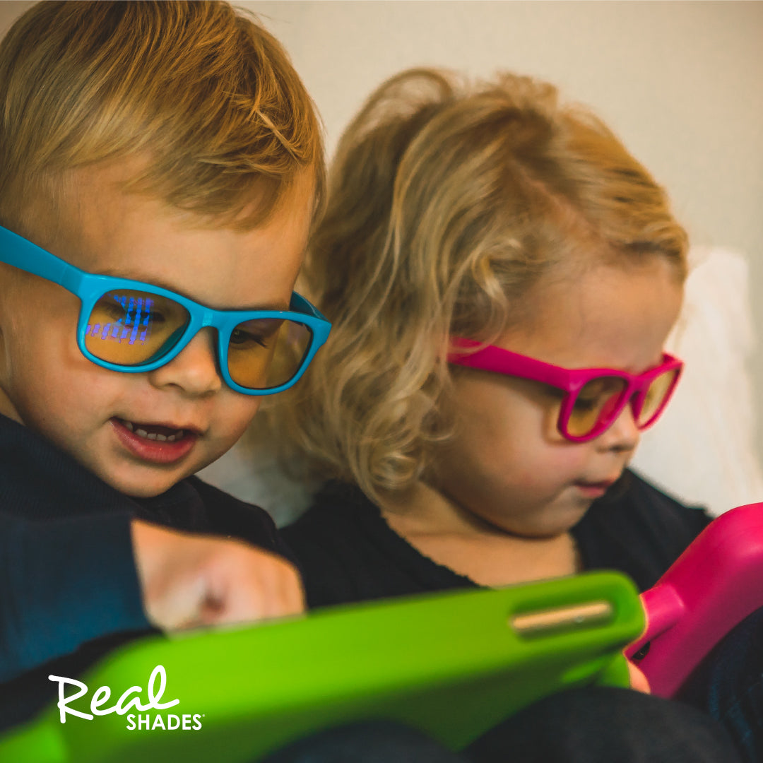 REALSHADES 4SCRNPK Neon Pink anti-blue light glasses