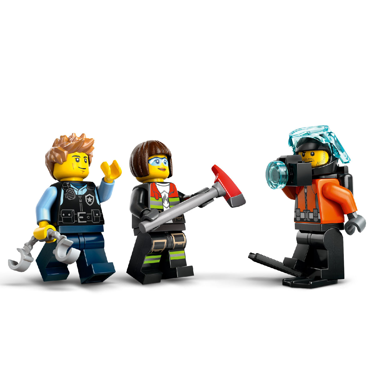 Đồ Chơi Lắp Ráp Máy Bay Trực Thăng, Xe Cứu Hỏa LEGO CITY 60462