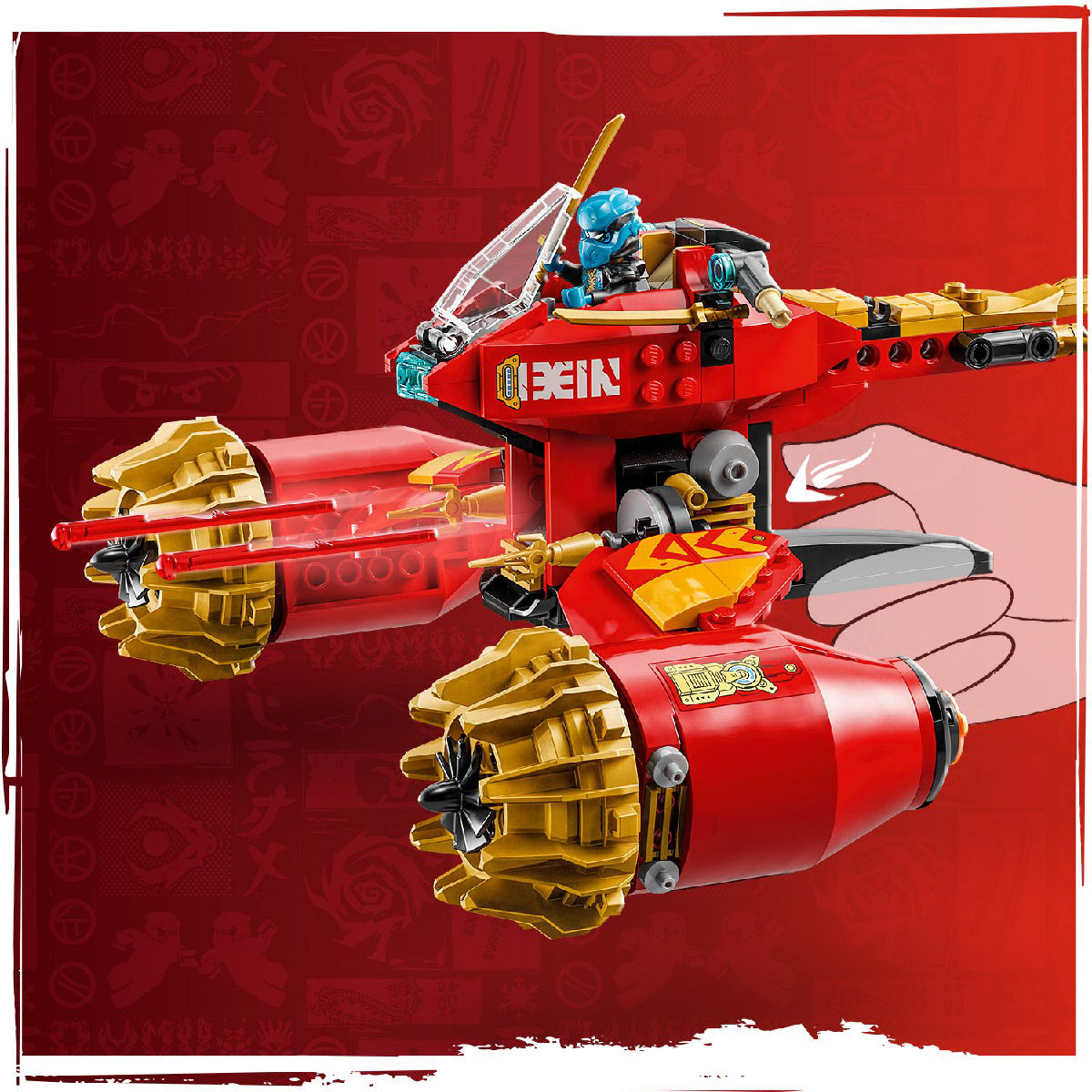 Đồ Chơi Lắp Ráp Chiến Giáp Và Xe Chiến Đấu Của Kai LEGO NINJAGO 71830