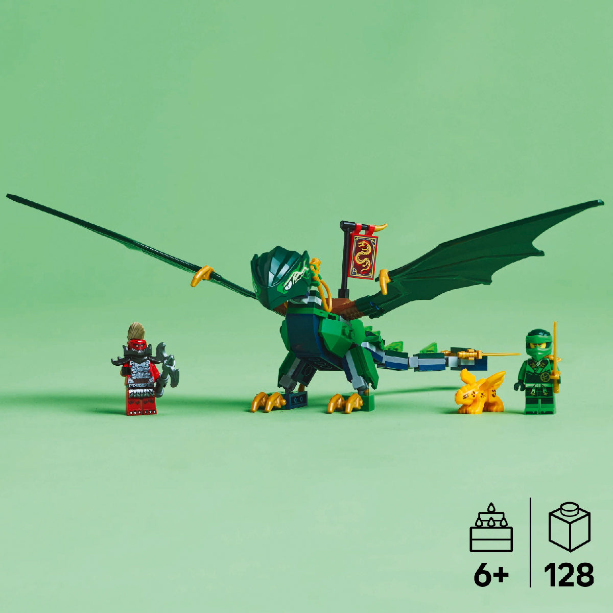 Đồ Chơi Lắp Ráp Rồng Rừng Xanh Của Lloyd LEGO NINJAGO 71829 (128 chi t