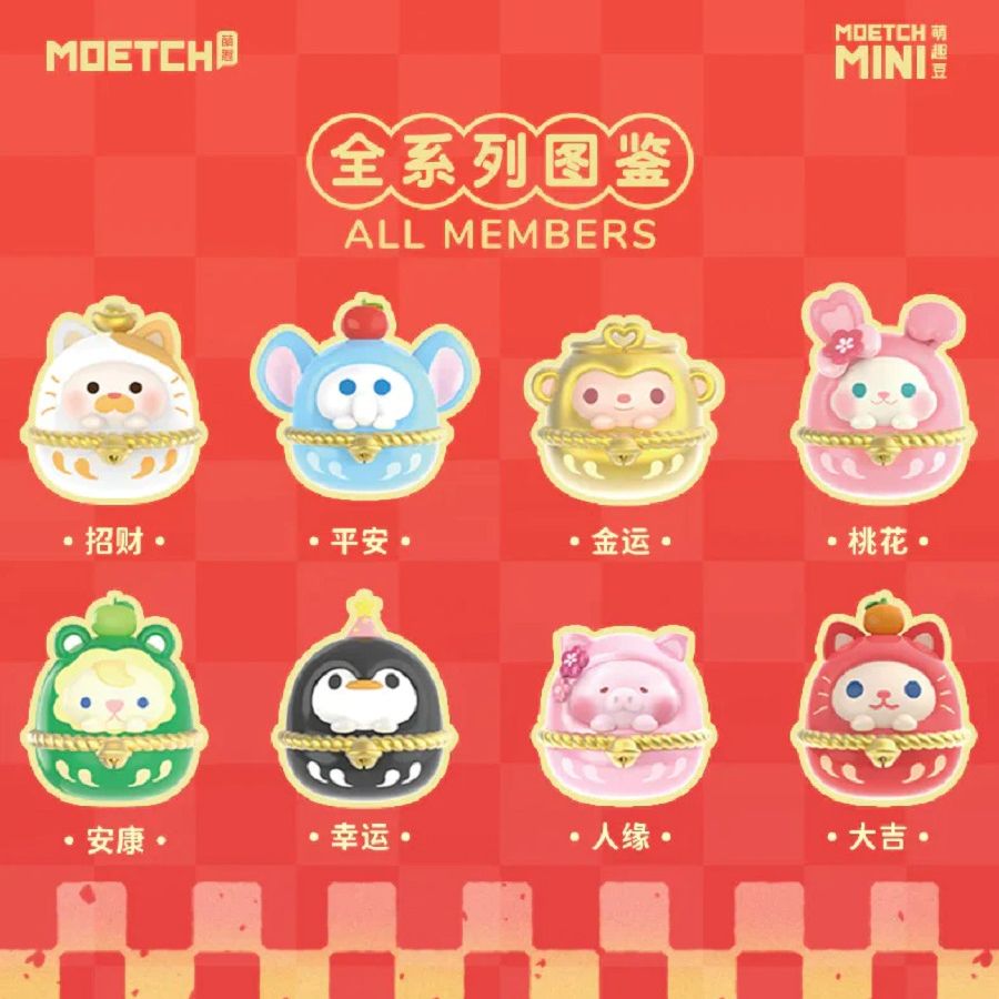 Mô Hình Đậu Daruma May Mắn Other Art Toys 22mqd-003