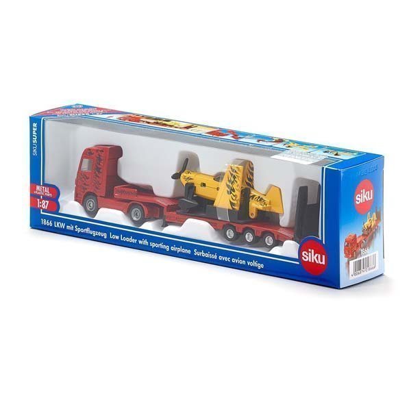 Mô Hình Xe Tải Chở Máy Bay SIKU 1866