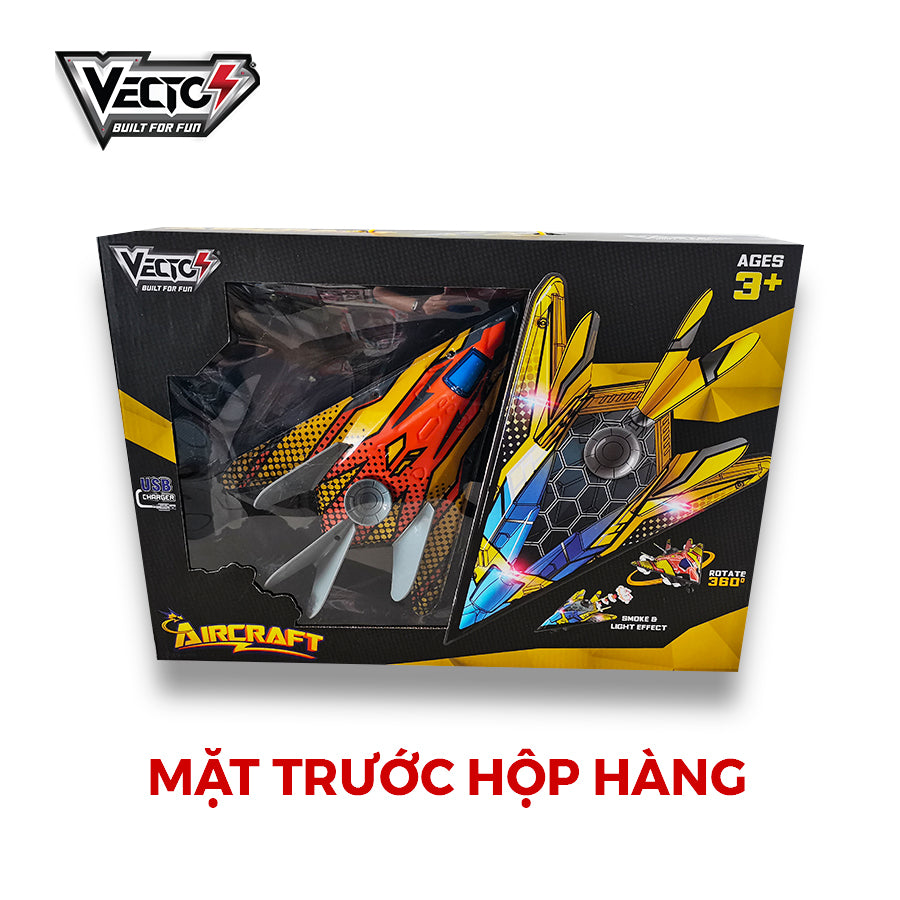 Đồ chơi phi cơ phun sương điều khiển từ xa (Xanh) VECTO VT8666