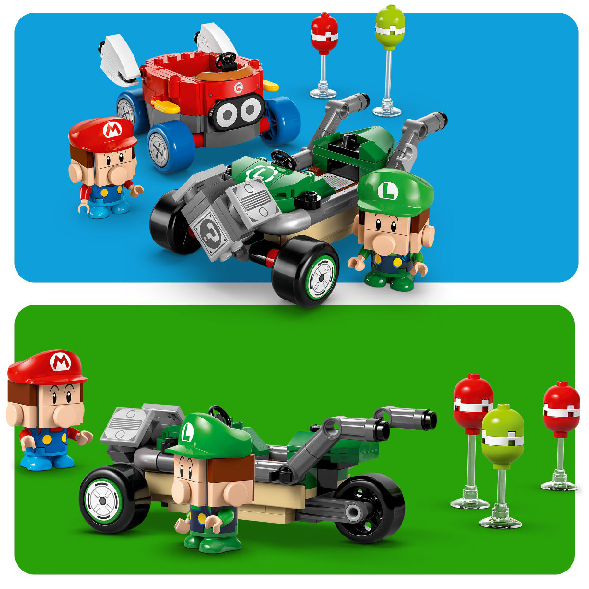 Đồ Chơi Lắp Ráp Baby Mario Đối Đầu Baby Luigi LEGO SUPER MARIO 72034