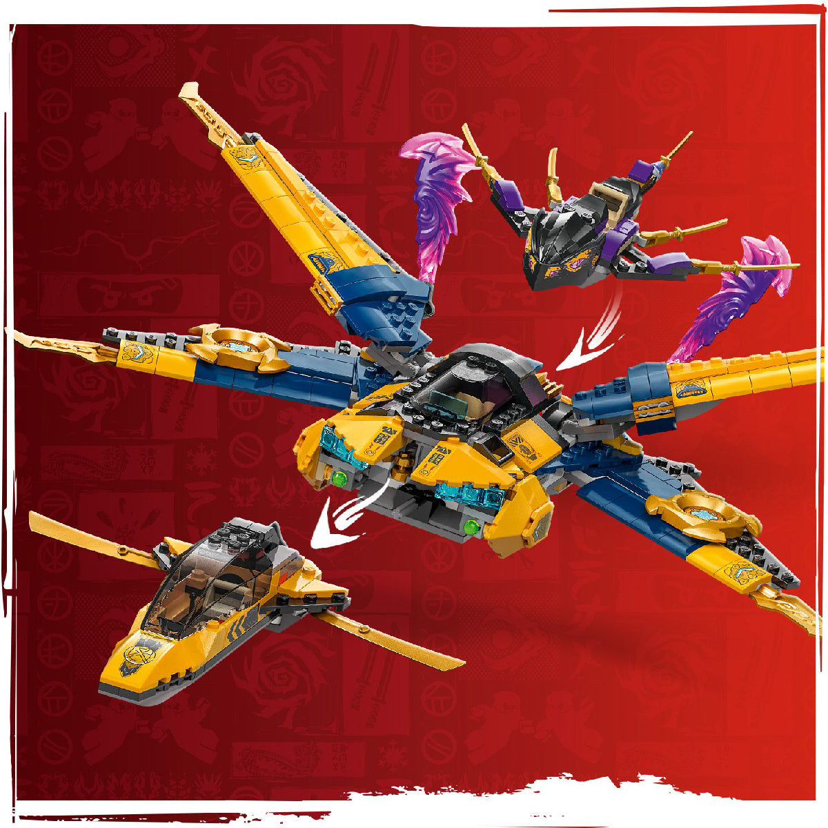 Đồ Chơi Lắp Ráp Chiến Giáp Và Máy Bay Chiến Đấu Của Arin LEGO NINJAGO 71833