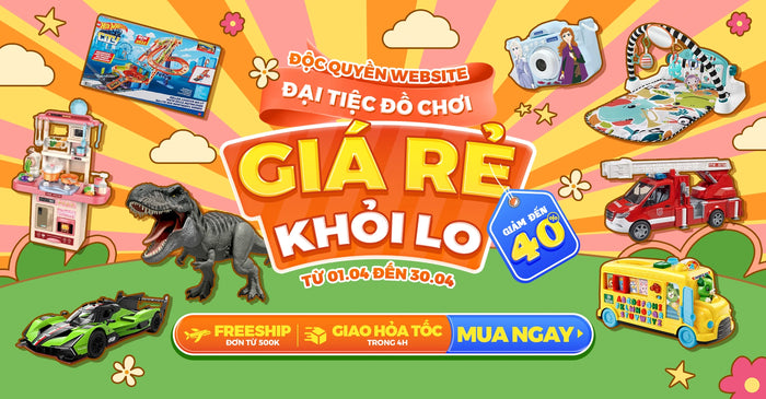 Đại tiệc đồ chơi giảm đến 40%