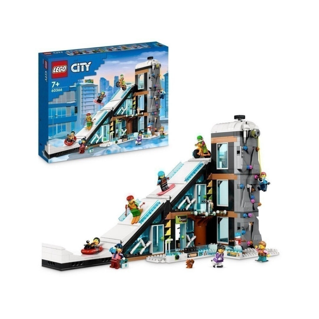 Đồ chơi lắp ráp Khu trung tâm trượt tuyết và leo núi LEGO CITY 60366