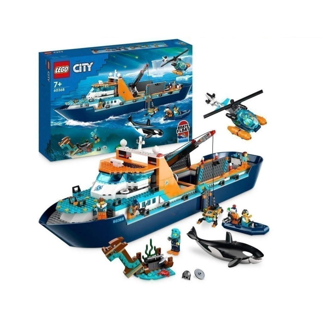 Đồ chơi lắp ráp Tàu thám hiểm bắc cực LEGO CITY 60368