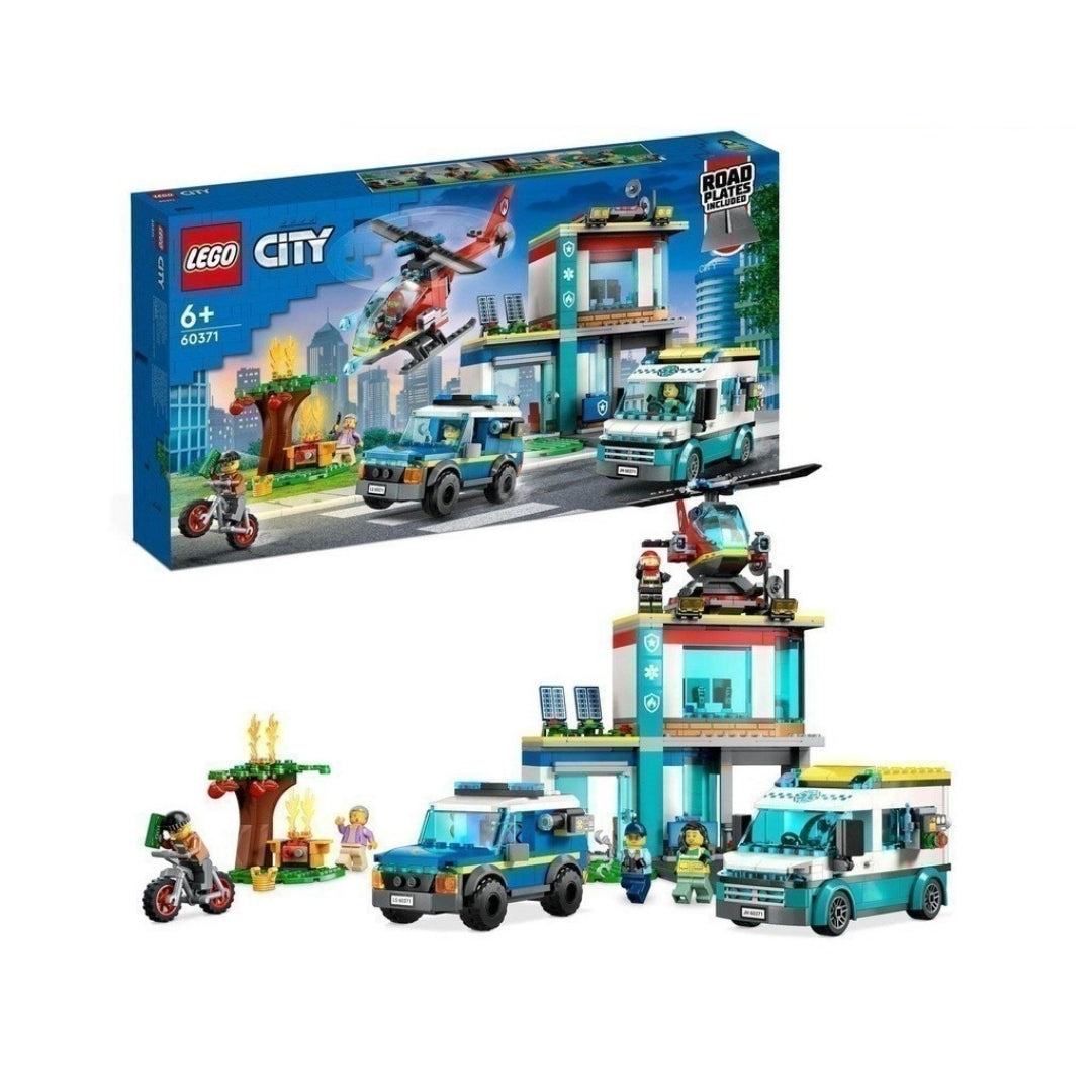 Đồ Chơi Lắp Ráp Trụ Sở Cứu Hộ Khẩn Cấp LEGO CITY 60371